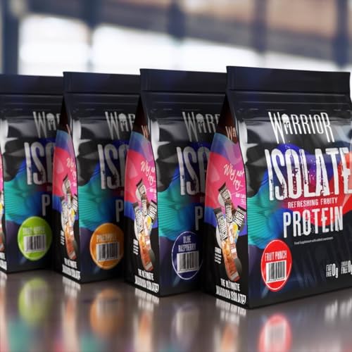 Warrior, Ultra-Pure Whey Protein Isolate 500g - Refreshing Fruit Protein - High Protein Low Carb