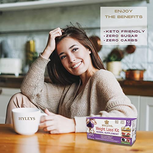 Hyleys 14 Day Weight Loss Tea - 42 Tea Bags (1 Pack), Detox Tea for Cleanse