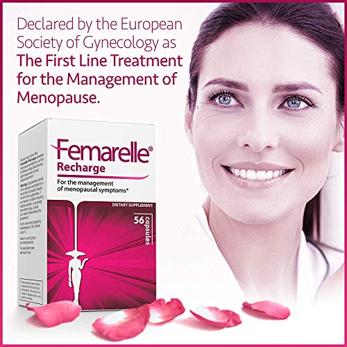 Femarelle Recharge - Non Hormonal Natural Menopause Supplements for Women -1 Month Supply