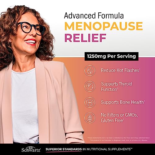 Herbal Menopause Relief for Women - Menopause Support for Mood & Hormone Balance