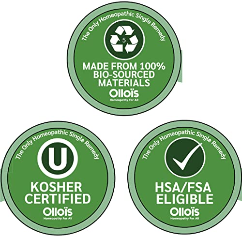 OLLOIS Phosphorus 200ck Organic, Lactose-Free, Kosher Homeopathic Medicine, 80 Pellets (Pack of 3)