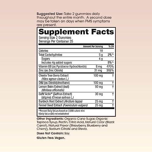 Winged Wellness PMS Relief Vitamins - Daily Hormonal and Balance and PMS Symptom Relief