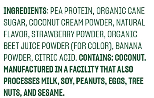 Vega Protein Made Simple Protein Powder, Strawberry Banana - Stevia Free, Vegan