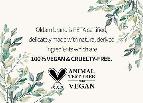 Oldam Feminine Flushable Wipes: 100% Vegan, pH-Balanced, Moisturizers & Essential Oils, Sensitive Skin