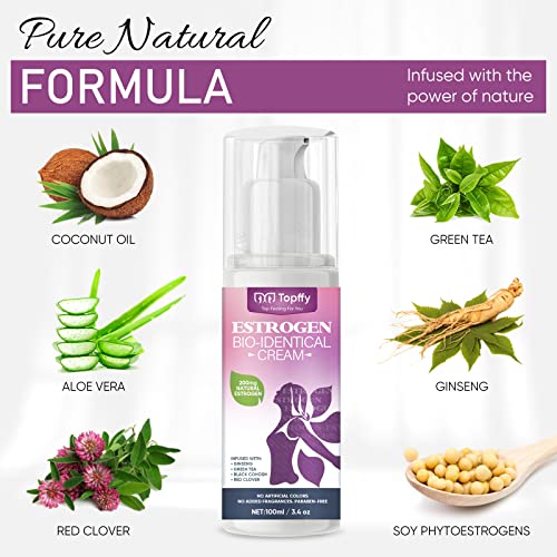 Senhorita Estrogen Cream, Natural Estrogen Cream for Women, Menopause Relief Cream