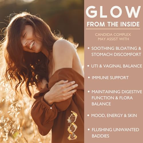 SACRALMOON Candida Cleanse - 8 Cleansing Ingredients for Digestive Support and Feminine Care