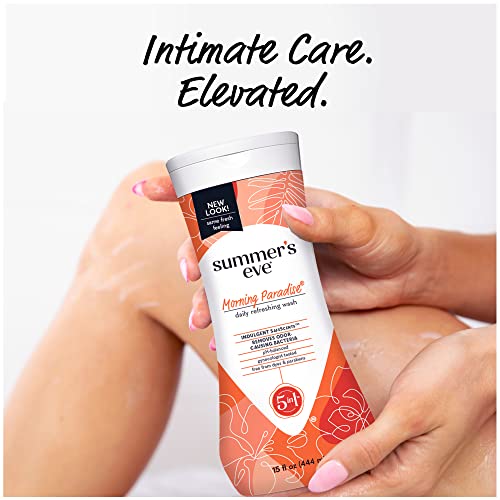 Summer's Eve Morning Paradise Daily Refreshing All Over Feminine Body Wash, Feminine Wash pH