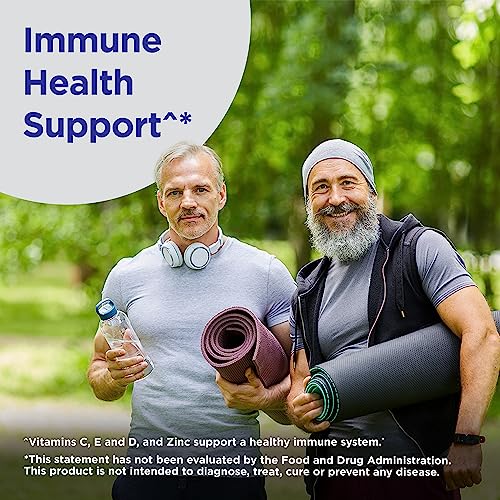 Centrum Silver Men's 50+ Multivitamin with Vitamin D3, B-Vitamins, Zinc for Memory