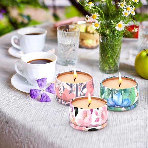 3 Pack Scented Candles Set for Christmas Thanksginving Gift, Relaxing Aromatherapy Candles Gift