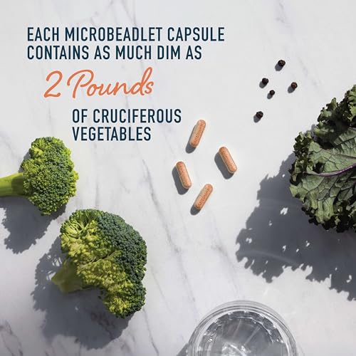 DIM Supplement 200 mg | Delayed-Release Microbeadlets | Hormone Balance for Women & Men