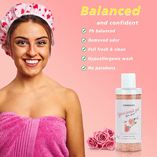 Yoni Wash & Yoni Oil & Yoni Soap for Women Set, 5.29oz Yoni Soap Bar, 2 * 30ml Feminine Oil, 6.7 fl.oz
