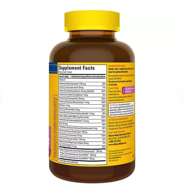 MUNCHIE MIX Prenatal + DHA, 200mg Softgels (150 ct.)