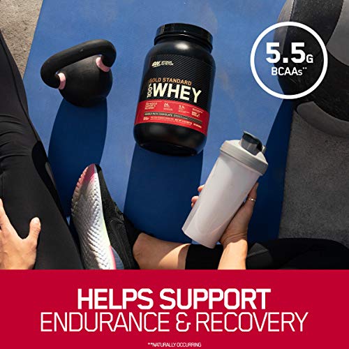 Optimum Nutrition Gold Standard 100% Whey Protein Powder, Strawberry, 1 Pound