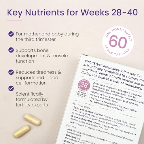 Proceive® Pregnancy Trimester 3 (28 Weeks) Pregnancy Vitamin & Mineral Supplements