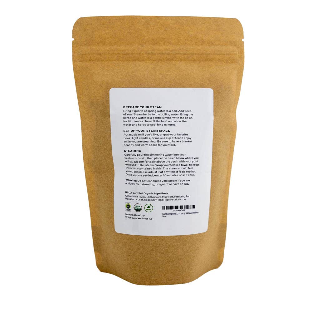 Yoni Steaming Herbs (5 Steams) | Cleansing + Gentle Formula | Formulated by Trained Herbalist