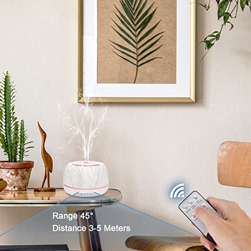 SEEDSEEL 300ML Essential Oil Diffuser, Remote Control Cool Mist Air Aromatherapy Diffuser