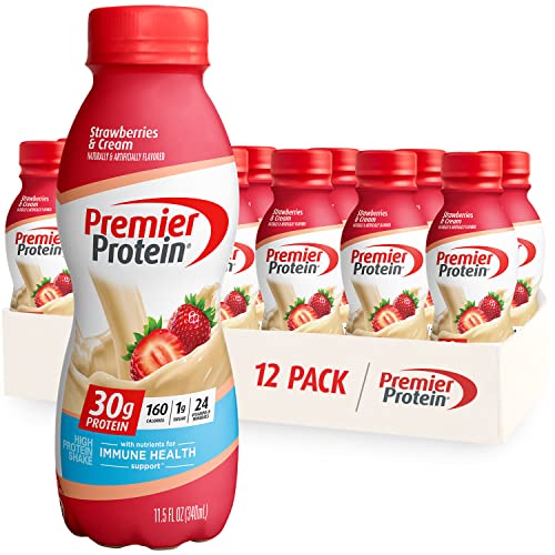 Premier Liquid Protein Shake -24 Vitamins & Minerals/Nutrients to Support Immune Health