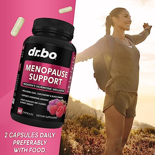 Menopause Supplements for Women Support Pills - Natural Menopause Relief for Hot Flashes