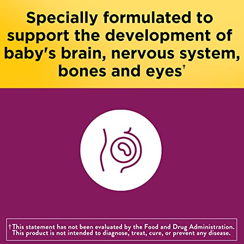 Nature Made Prenatal Gummies with DHA and Folic Acid, Prenatal Vitamin and Mineral Supplement