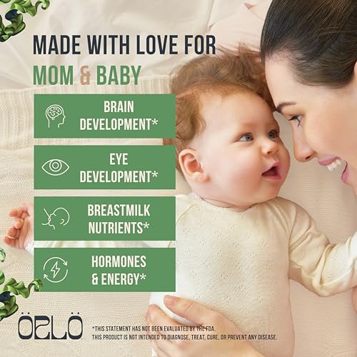 Orlo PRENATAL DHA - Prenatal DHA Omega 3 Supplement - Triple Strength Omega3s