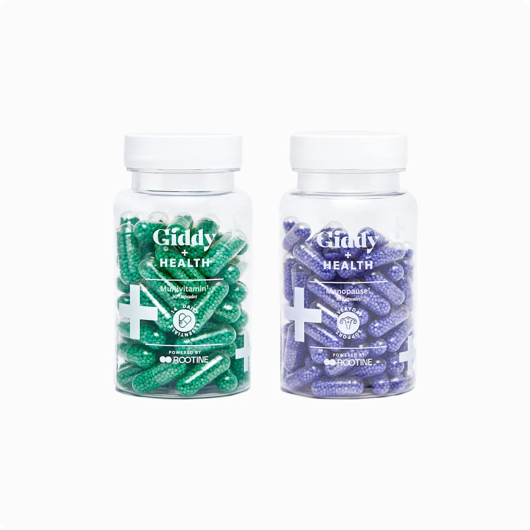 Giddy+Health Menopause Bundle | Multivitamin & Menopause Support for Women (30-Day Supply)