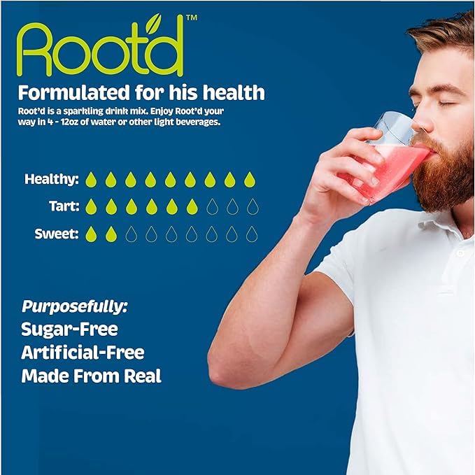Root'd Prenatal & His Multivitamin Powder Bundle with 3X Electrolytes for Mummy & Daddy