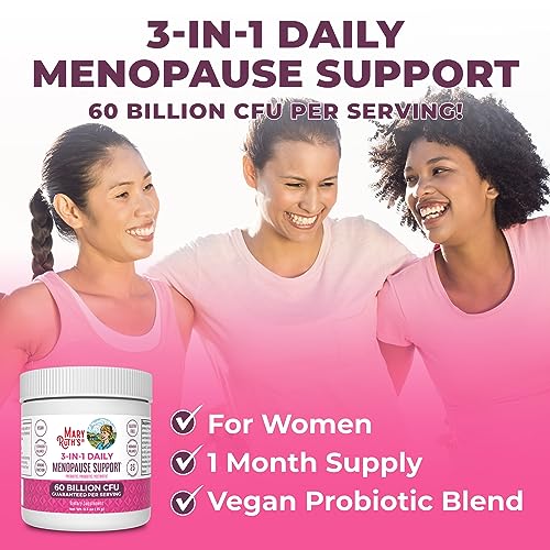 MaryRuth Organics 3-in-1 Menopause Support Powder, Menopause Supplement for Women