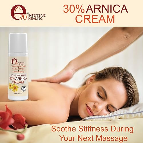 e70 Arnica Roll-On for Visible Bruise Relief, soothes Stiffness, Calms Swelling Advanced Formula