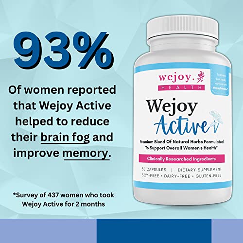 WEJOY. Active - Helps With Brain Fog, Joint Pain, Memory, Immunity And Clarity, Menopause Supplements