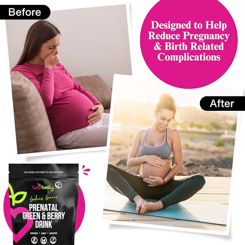 Prenatal Superfood Green Drink I Dietician Created for Pregnant Women I Organic Veggies & Fruit - Folate