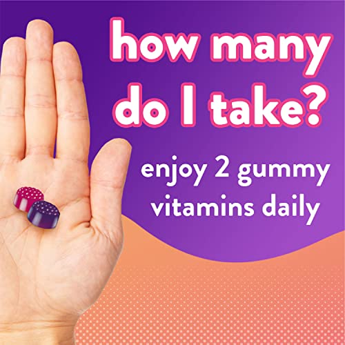 Vitafusion Womens Multivitamin Gummies, Berry Flavored Daily Vitamins for Women With Vitamins