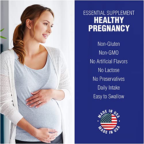 Folic Acid Supplement 100 Tablets 400 mcg by Natural Systems - Prenatal Vitamin for Women Perfect