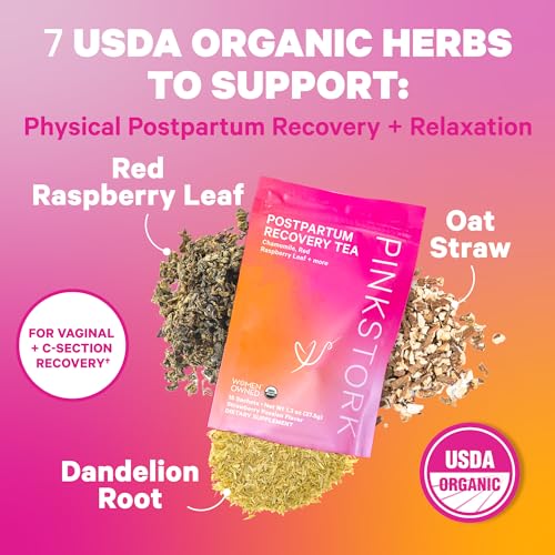 Pink Stork Postpartum Essentials for Hormone Balance, Recovery, and Mood Support for Women
