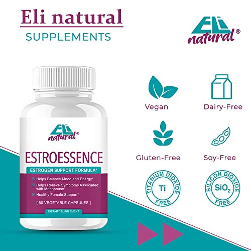 ELi natural ESTROESSENCE Capsule for Women - Female Hormone Balance Supplement Menopause