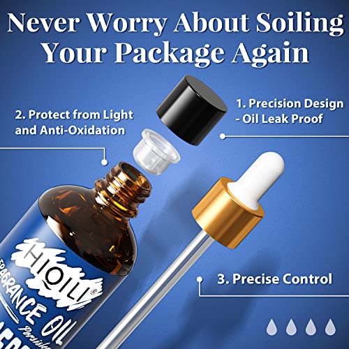 HIQILI Blueberry Essential Oil - Premium Fruit Fragrance Oil for Candle Making, Diffuser, Perfume