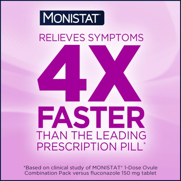 Monistat 7 Vaginal Cream with Tube Plus 7 Disposable Applicators, Anti-Fungal, For Most Vaginal Yeast