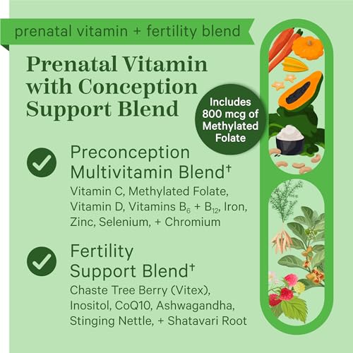 Pink Stork Fertility Supplements for Women - Support Ovulation, Conception