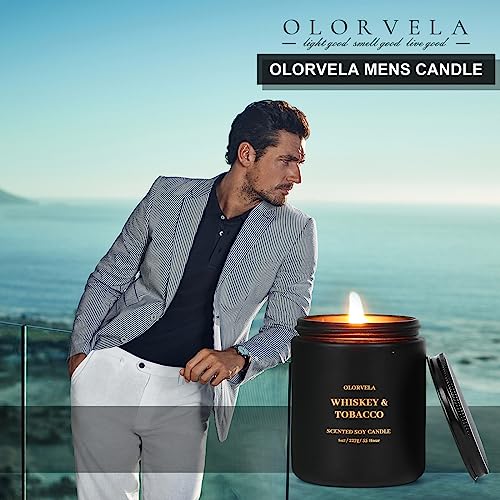 olorvela Scented Candles for Men Candles for Home Scented Candles Gifts for Women and Men 8oz