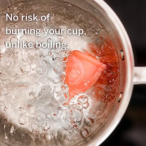 Pixie Menstrual Cup & Disc Steamer Sterilizer 2.0 - Kills 99.9% of Germs with Cleaner Steam