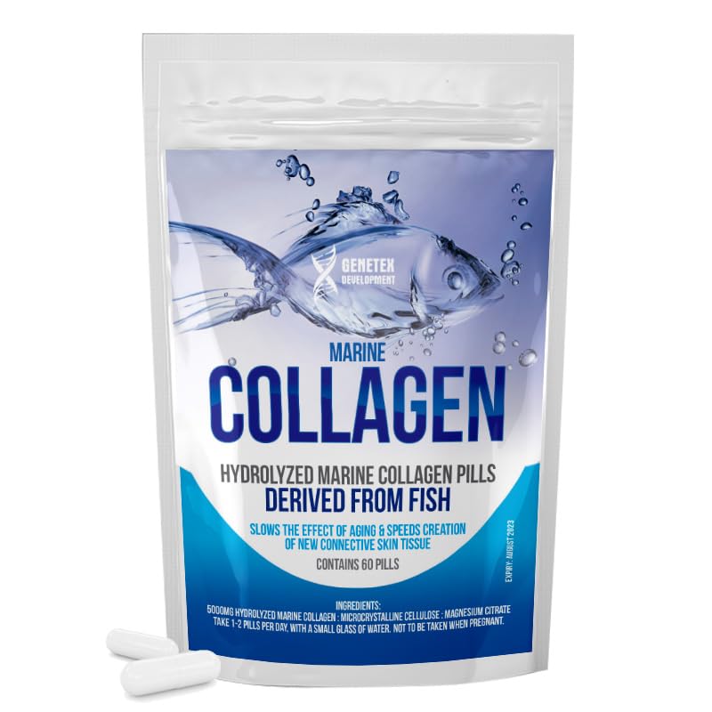 Marine Collagen Peptides Supplements for Men & Women - Collagen Pills