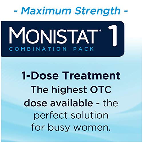 MONISTAT 1-Dose Yeast Infection Treatment, 1 Ovule Insert & External Itch Cream