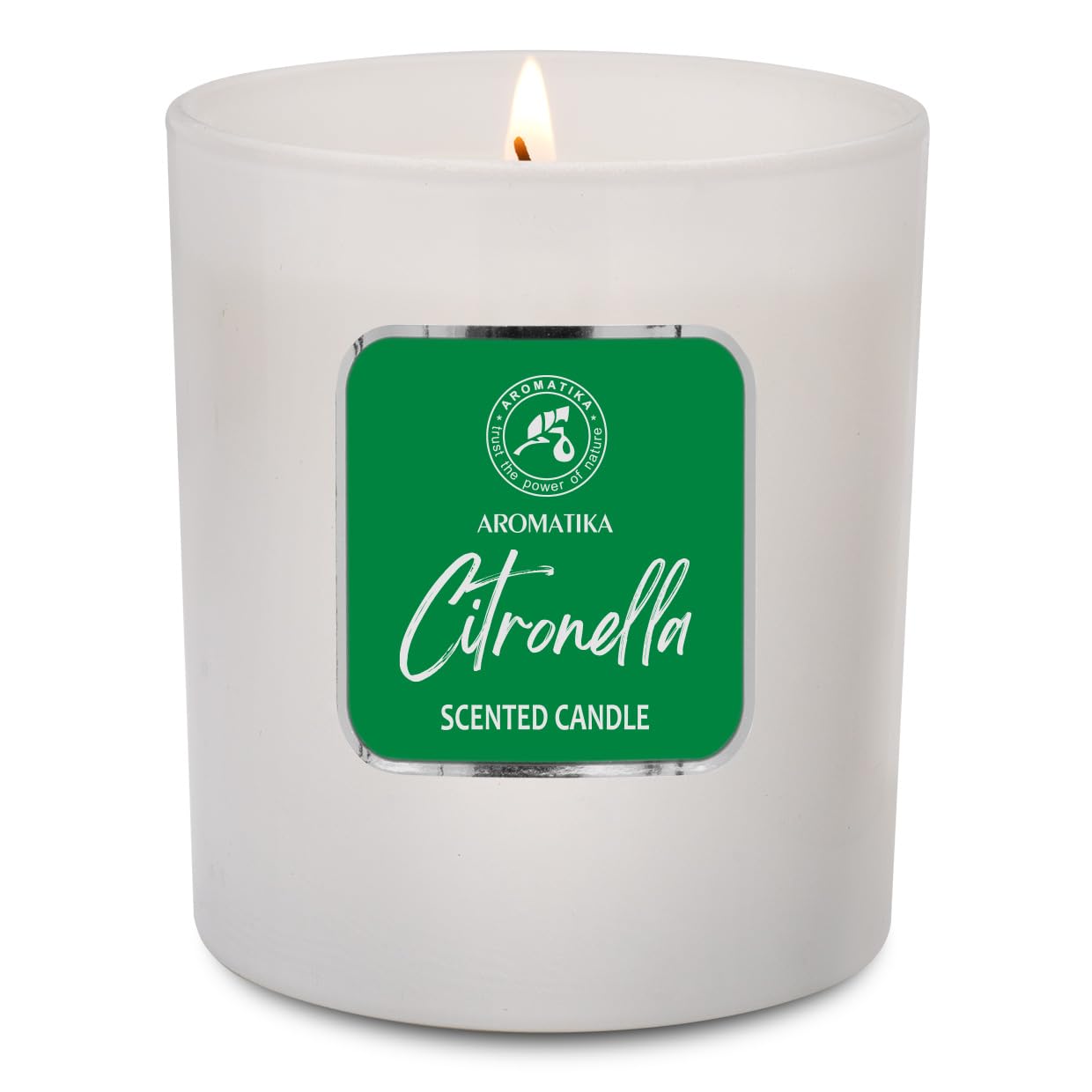 Scented Candle Citronella 200g - Aromatherapy Candle - Soy Wax Candles for Home Scented