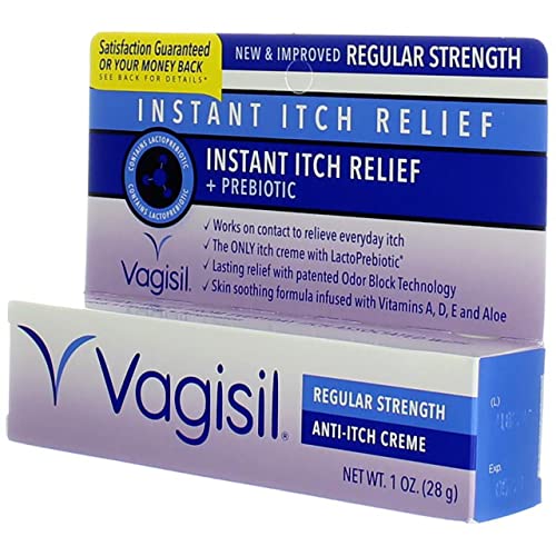 Vagisil Anti-Itch Creme Original Strength 1 oz (Pack of 5)