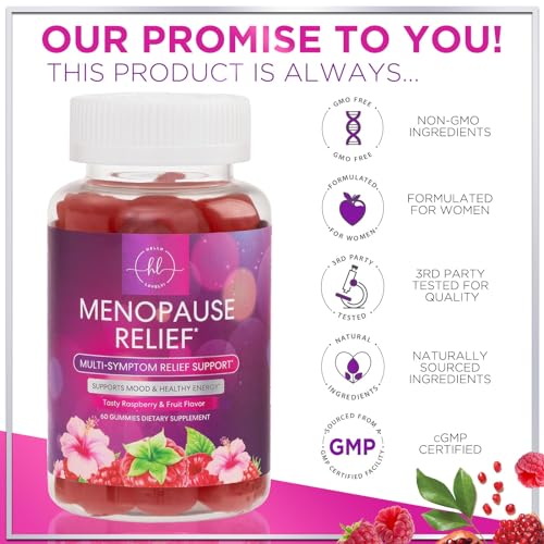 Menopause Relief Gummies - Multi Benefit Menopause Supplements for Women