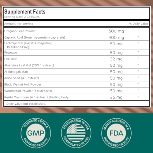 SACRALMOON Candida Cleanse - 8 Cleansing Ingredients for Digestive Support and Feminine Care