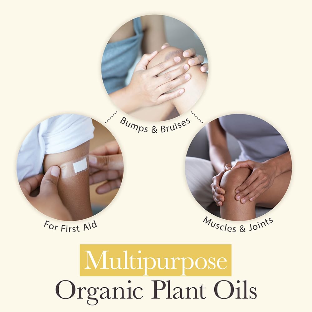 Pranarom - USDA Certified Organic French Arnica Virgin Plant Oil - 2 fl oz Glass Bottle - Massage Oil for Body