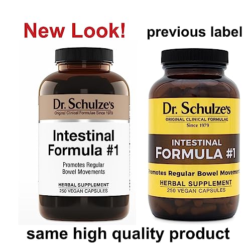Dr. Schulze's Intestinal Formula #1 | All Natural Bowel Cleanse | Promotes Regular