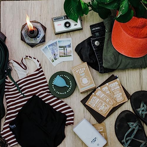 Pixie Cup Soft Menstrual Cup - Ranked 1 for Most Comfortable Reusable Period Cup - Buy One We Give One