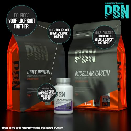 PBN - Premium Body Nutrition Micellar Casein Strawberry 1kg Pouch