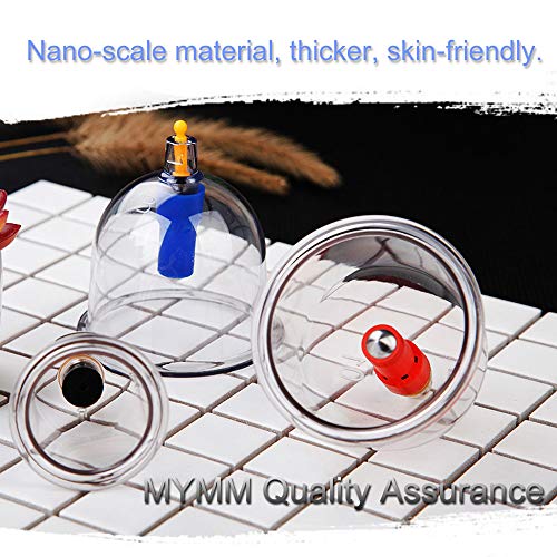 MYMM 12 Cupping Cups Sets Biomagnetic Traditional Professional Chinese Therapy Massage